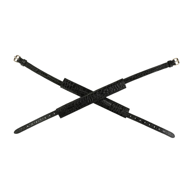 Gator Spur Cover & Strap Set — Black