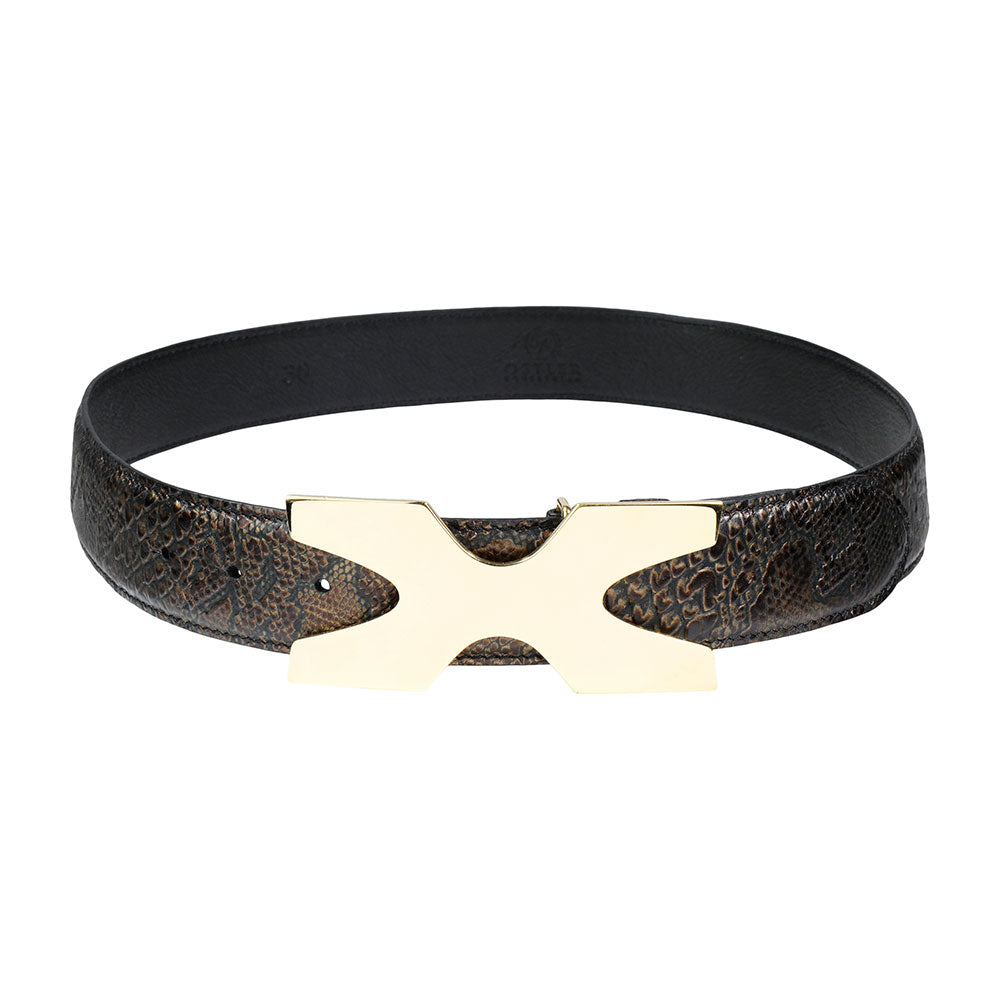 Viper Cavaletti Contour Belt — Cocoa