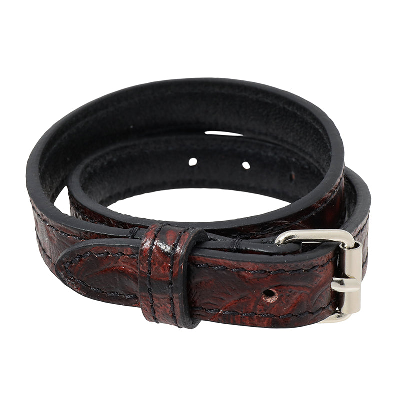 Ostler Equestrian Bordeaux Poppy Spur Straps