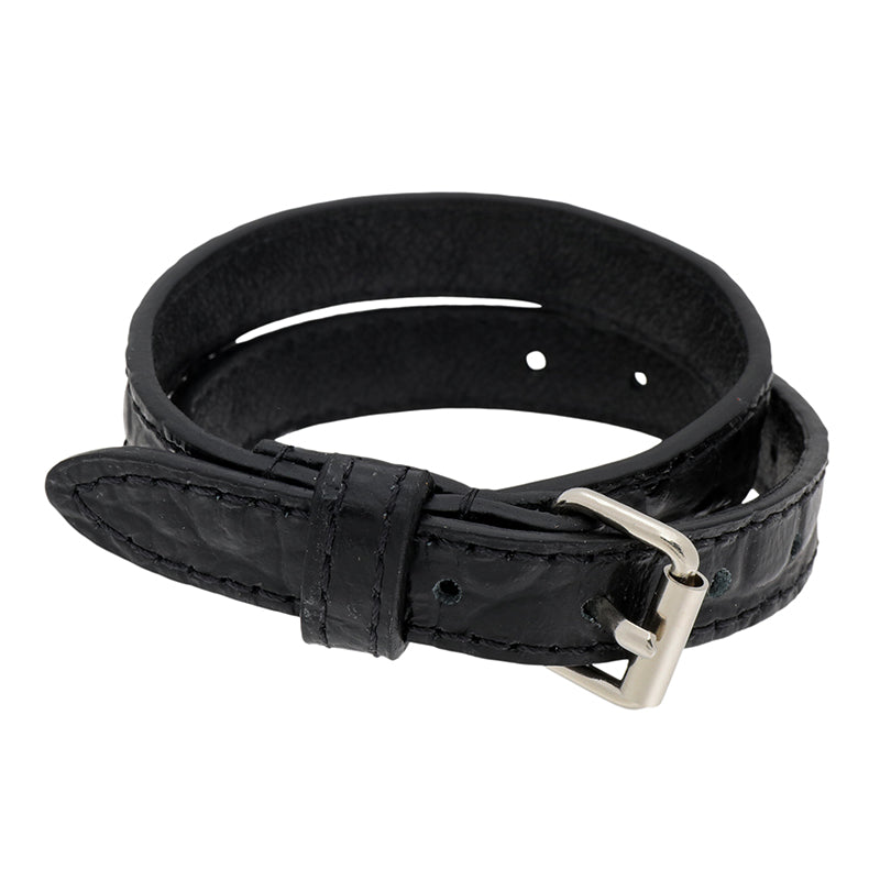 Ostler Equestrian Black Gator Spur Straps