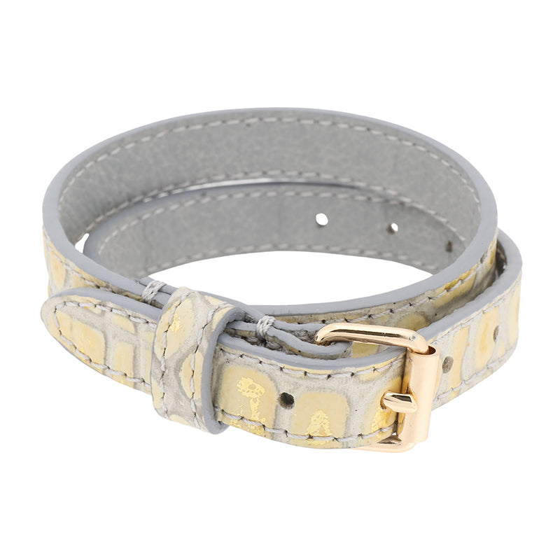 Gator Spur Cover & Strap Set — White Gold