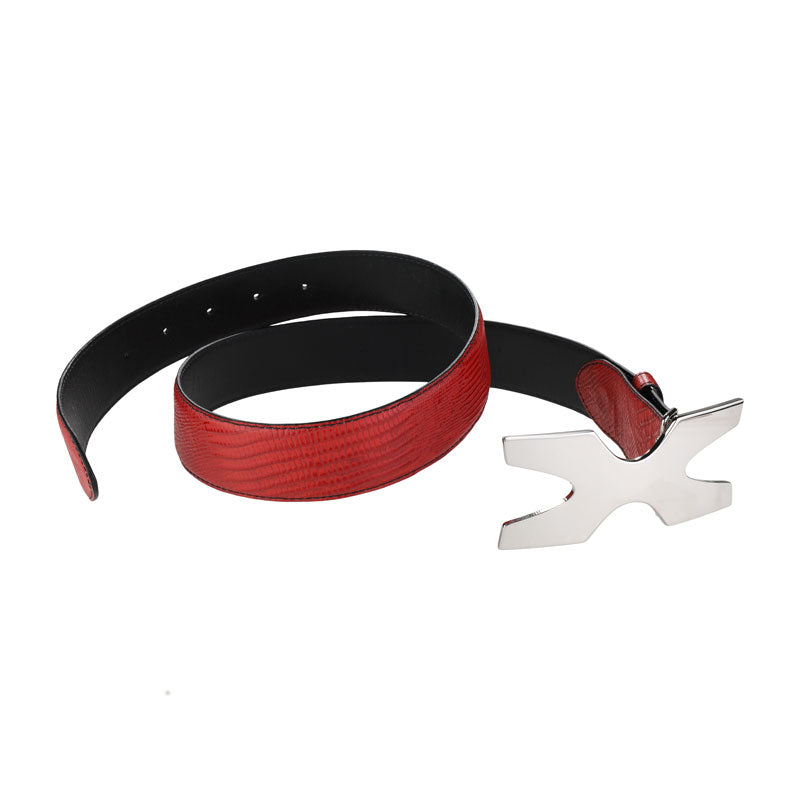 Tegu Contour Interchangeable Belt Strap — Fire Red